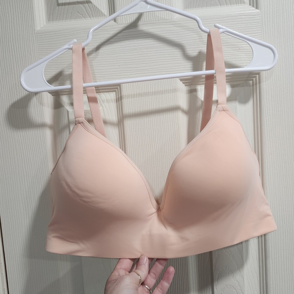 Honeydew 40C Lightly Lined Wireless Bra Peach Smooth Stretch Everyday Comfort‎